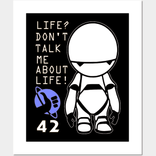 Marvin - Hitchhiker's Guide to the Galaxy Posters and Art